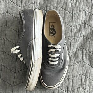 Vans Women's Charcoal Canvas Sneakers